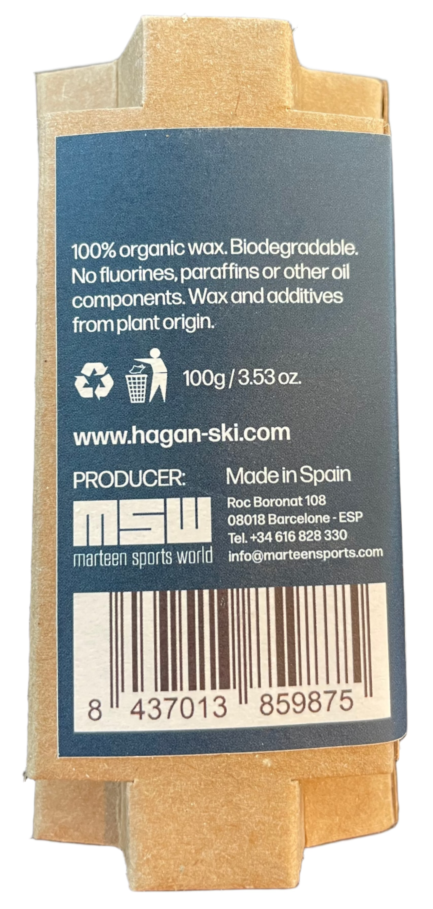 Block Wax Multi Temp Organic