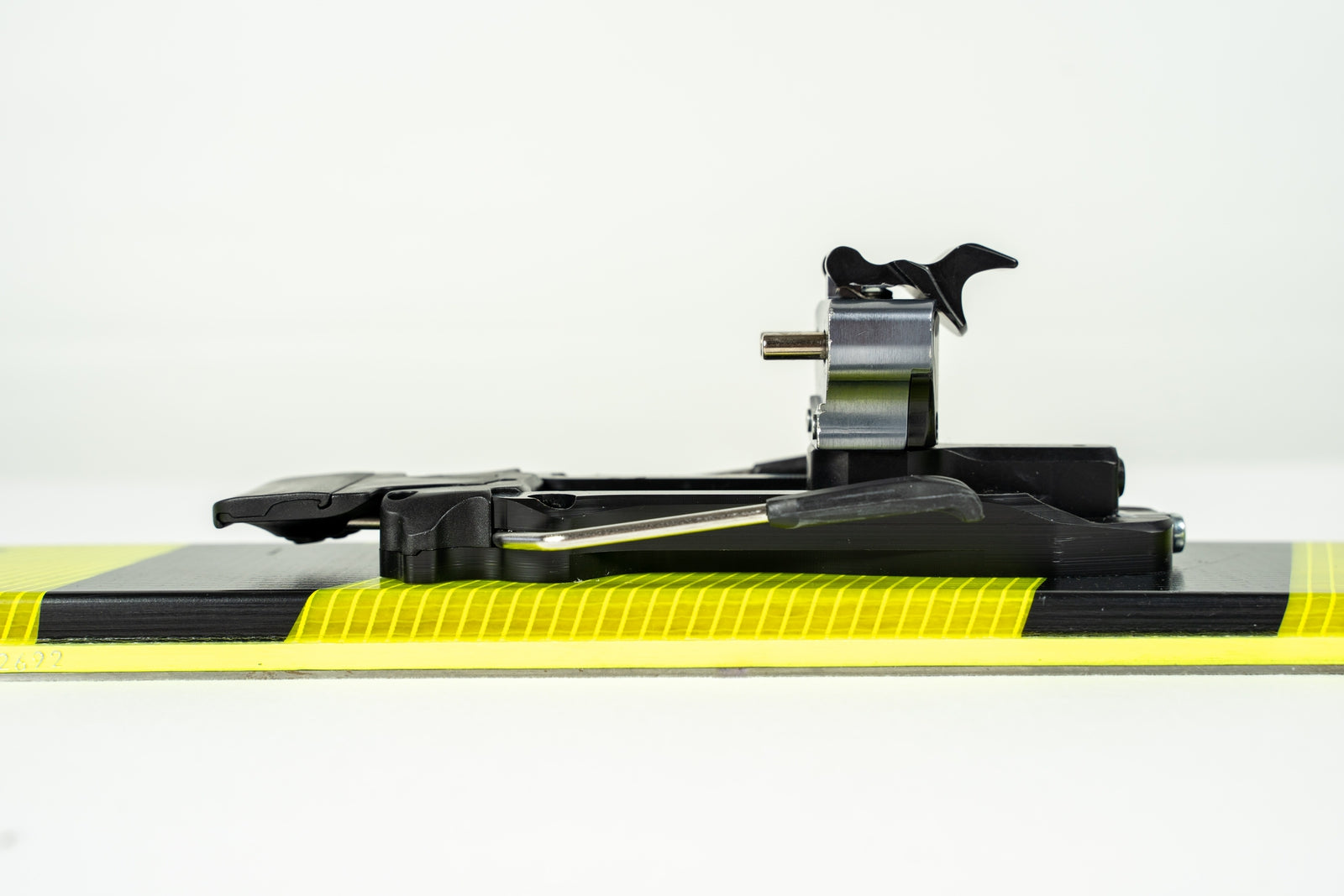 Hagan Pure 10 alpine ski touring binding, made by ATK in Italy, Bindings - Hagan Ski Mountaineering Alpine Ski Touring Backcountry Gear heel piece side view