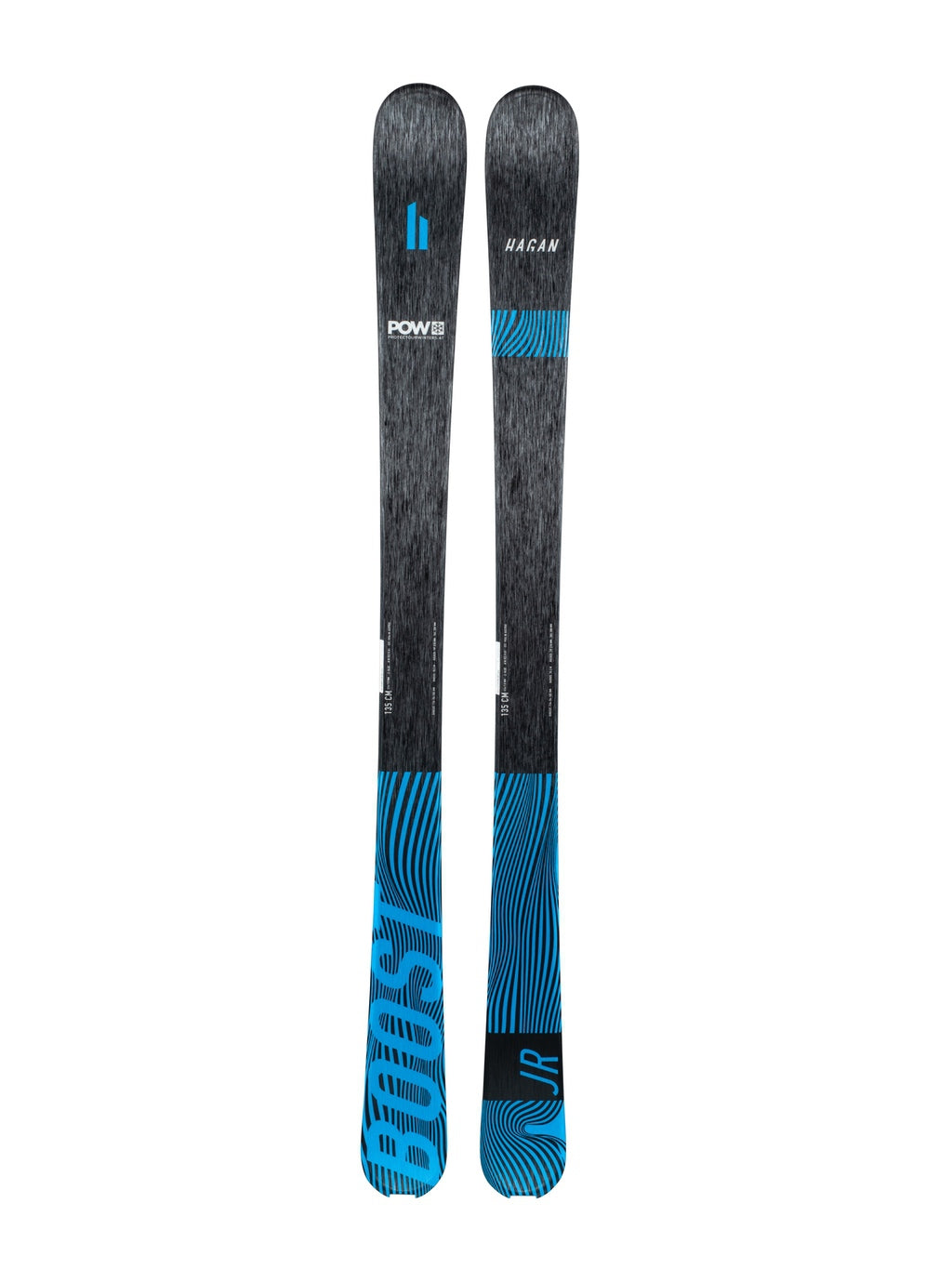 HAGAN Boost Junior POW youth alpine touring skis for kids.