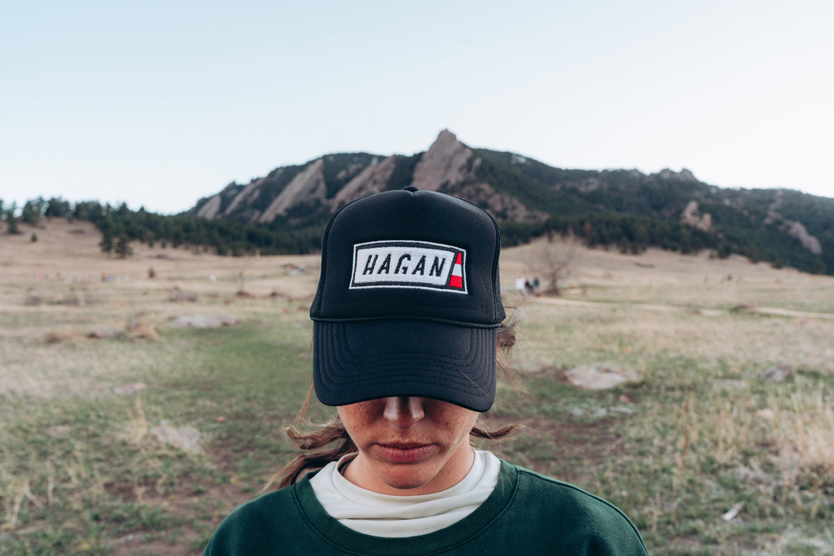 HAGAN Black Trucker Hat