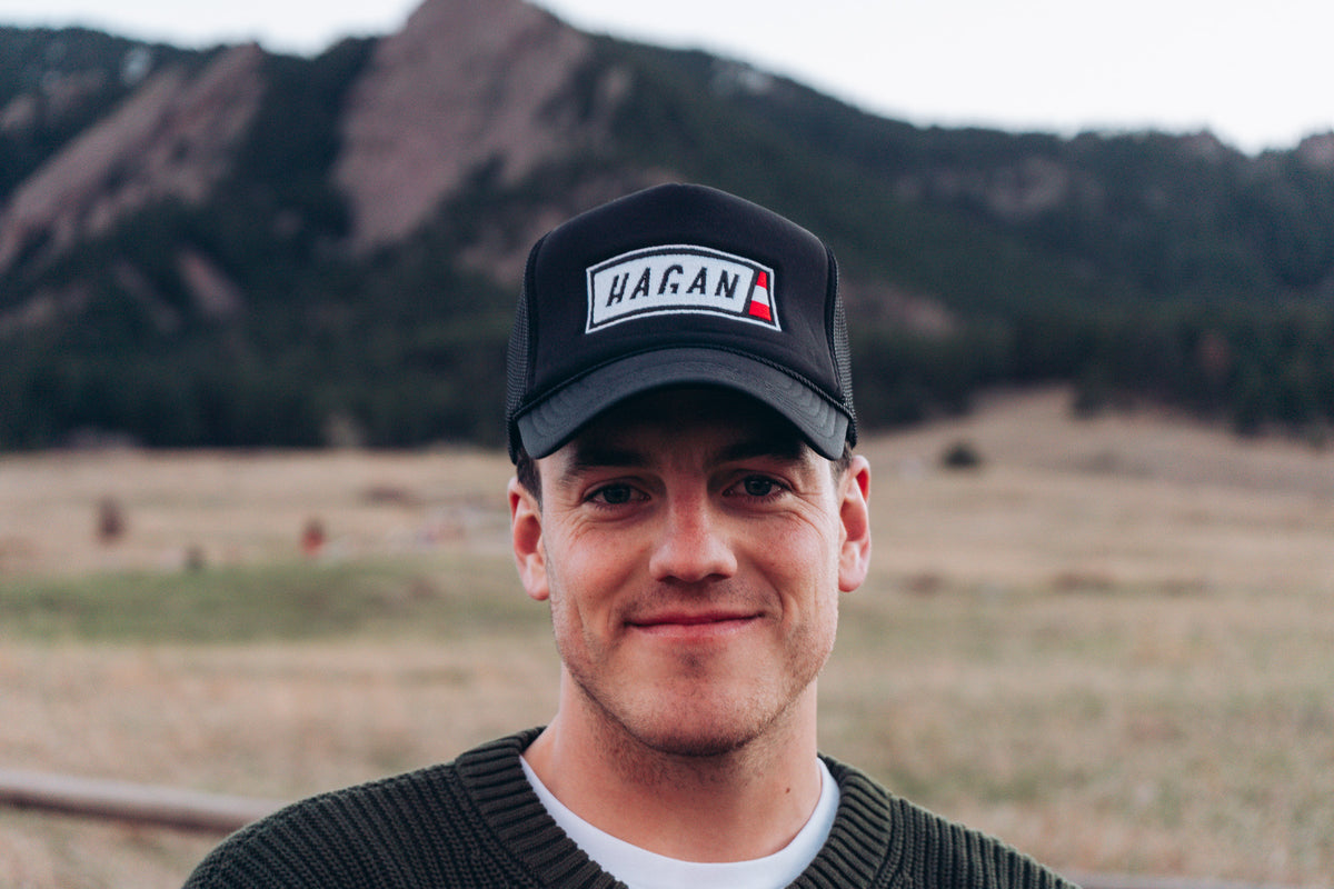 HAGAN Black Trucker Hat