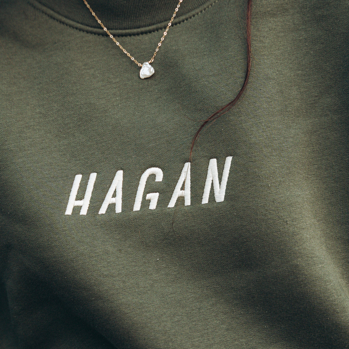 HAGAN Embroidered Crewneck