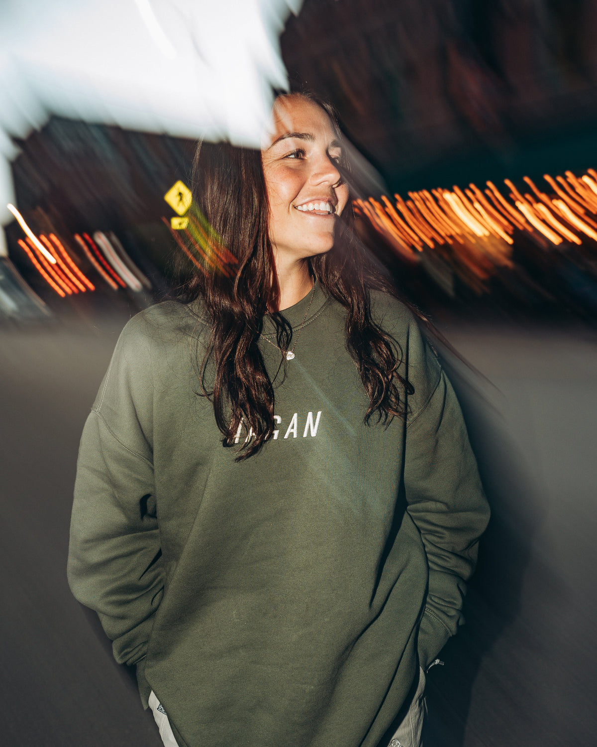 HAGAN Embroidered Crewneck