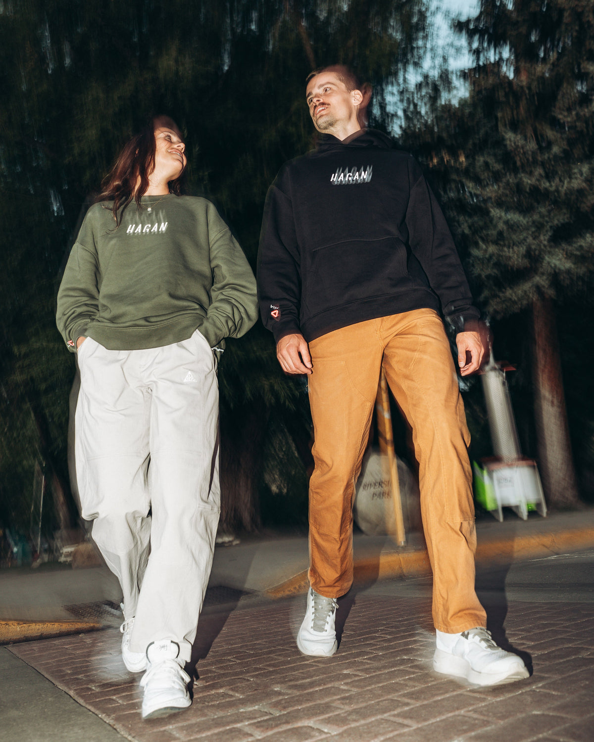 HAGAN Embroidered Crewneck