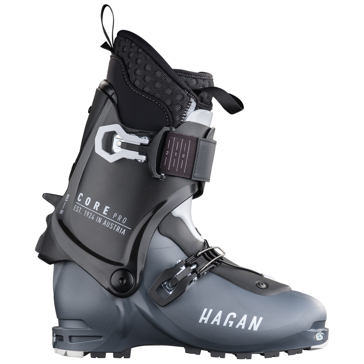 Hagan Core Pro alpine touring backcountry skiing boot for ski mountaineering