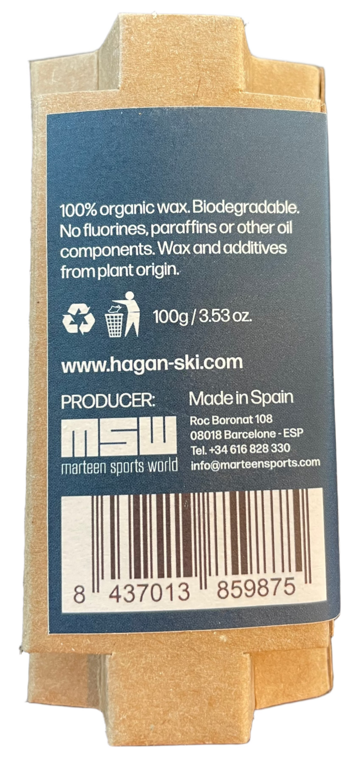 Block Wax Multi Temp Organic