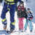 Kids ski touring with Hagan backcountry skis