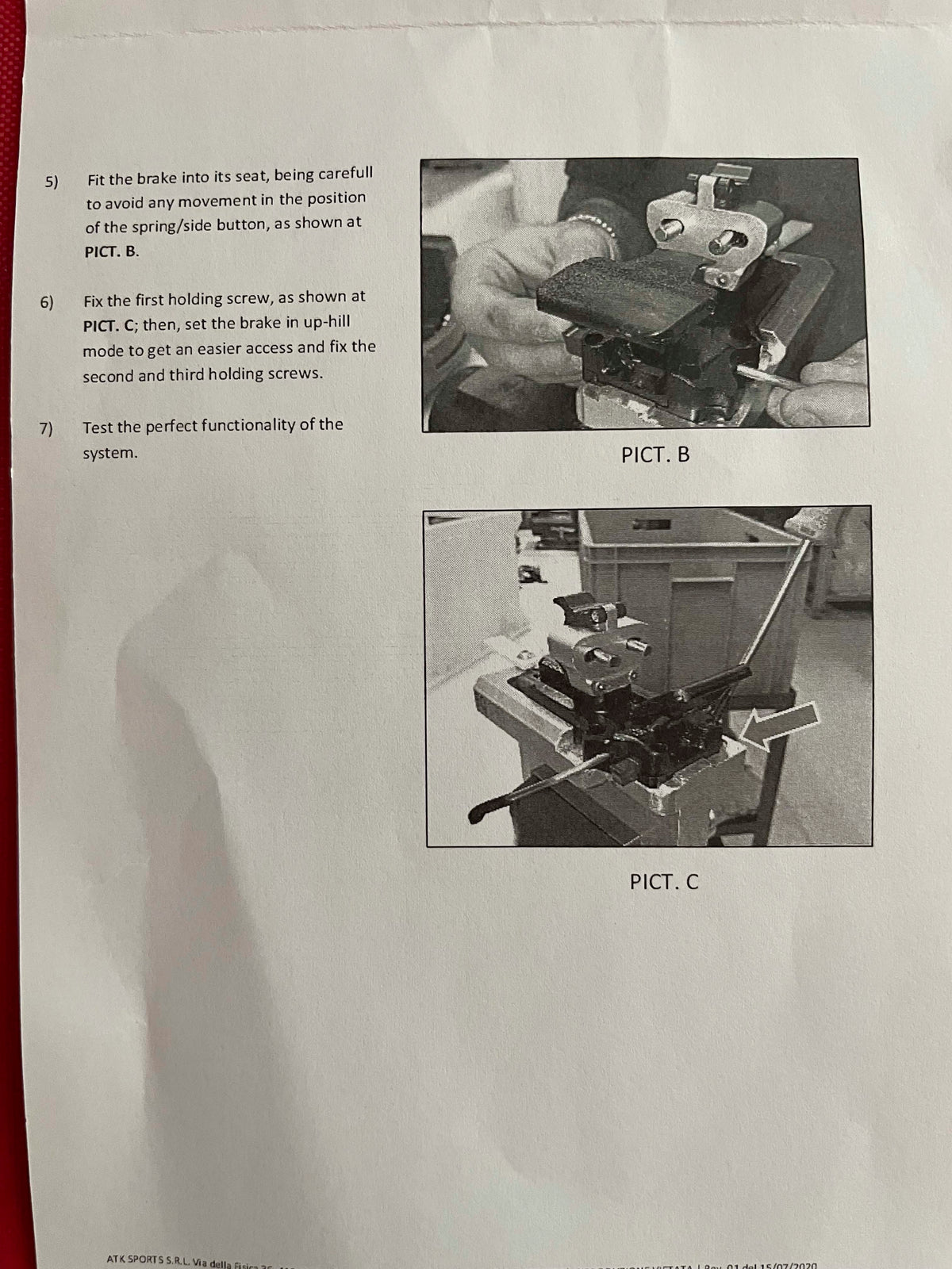 Core 12 Pro and Pure 8/10 Brakes by ATK Push Button Brakes