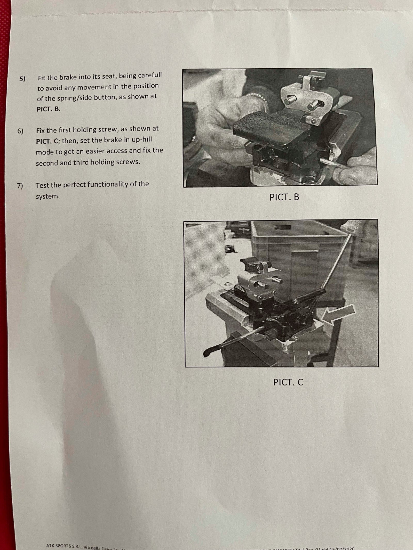 Core 12 Pro and Pure 8/10 Brakes by ATK Push Button Brakes