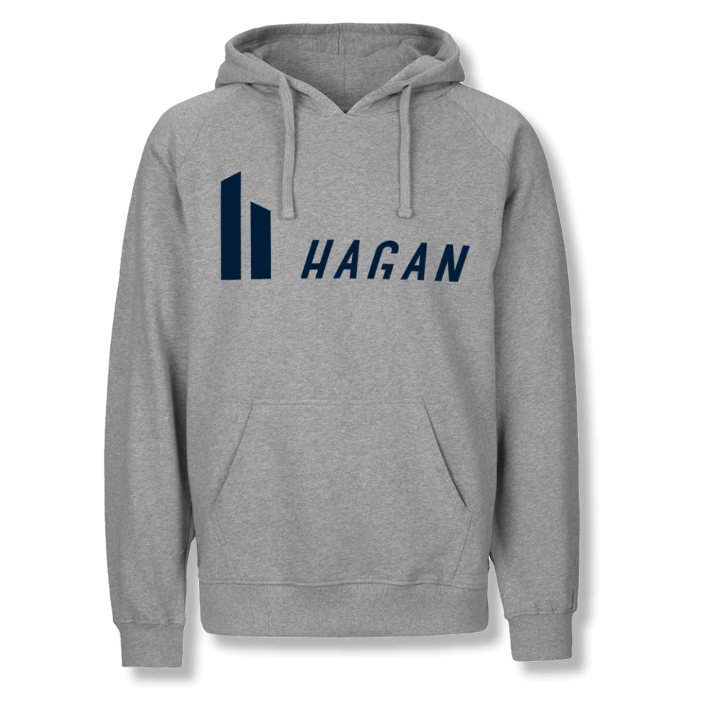 HAGAN Logo Hoodie Grey