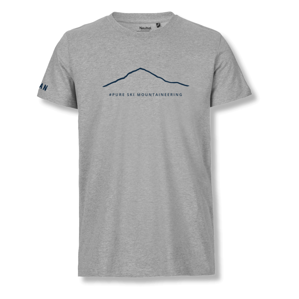 HAGAN Men's T-Shirt Grey Pure Ski Mountaineering
