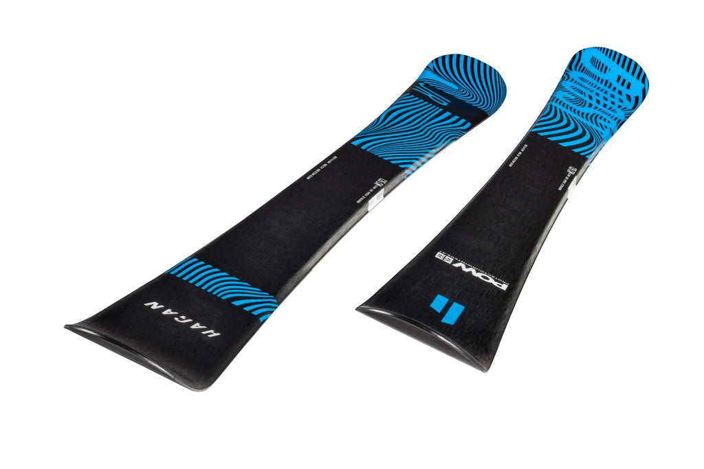 HAGAN Boost Junior POW youth alpine touring skis for kids.angle view