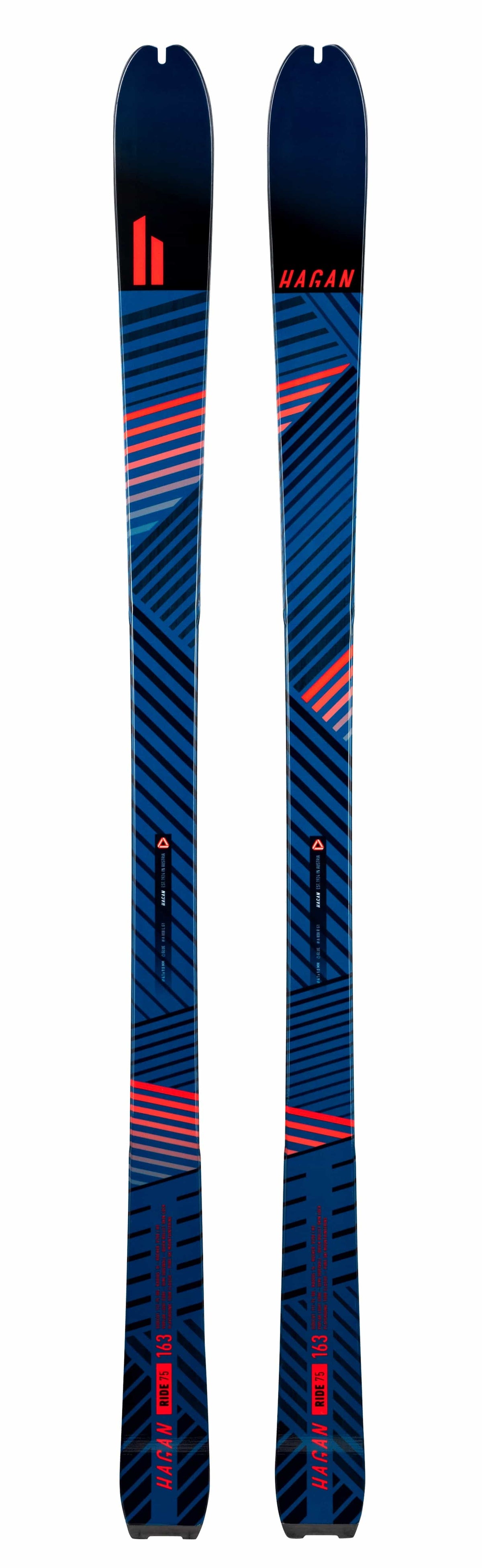 Ride 75 Skins, Climbing Skins - Hagan Ski Mountaineering Alpine Ski Touring Backcountry Gear