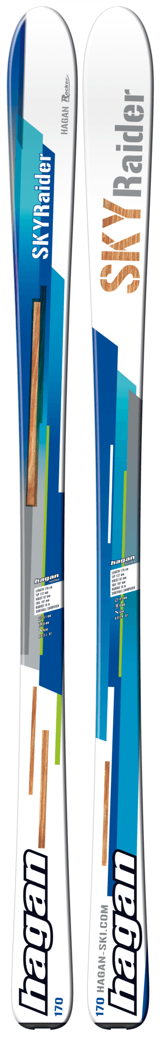 Sky Raider, Skis - Hagan Ski Mountaineering Alpine Ski Touring Backcountry Gear